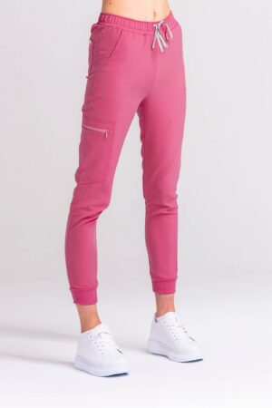 Spodnie joggery damskie SCRUBS Judith™ – Flamingo Pink
