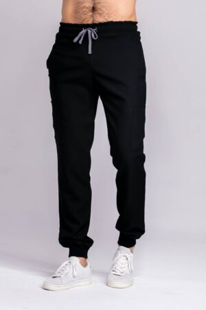 Spodnie medyczne męskie SCRUBS – Black