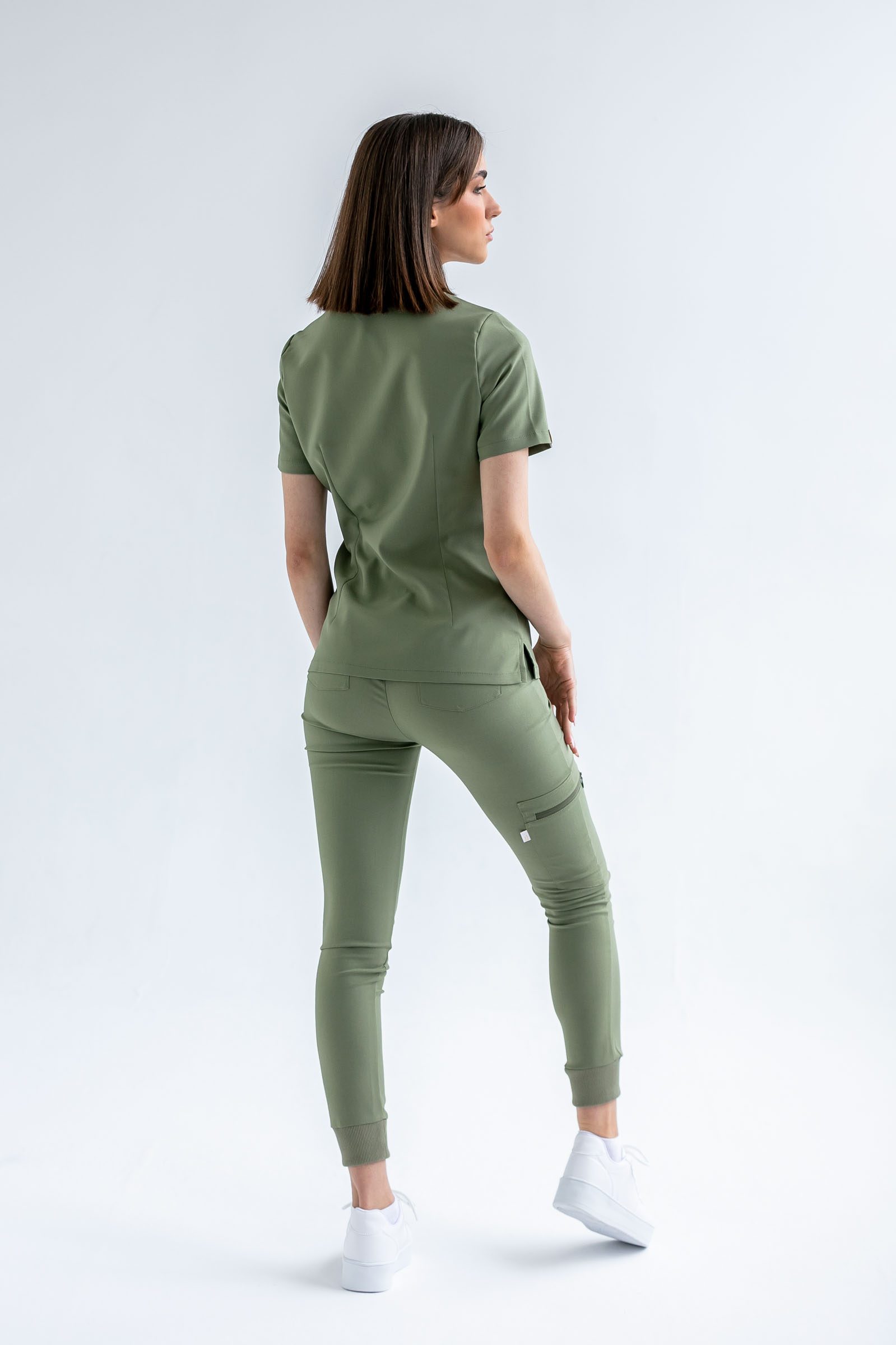 Bluza medyczna damska SCRUBS Esther™ – Olive