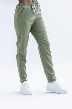 Spodnie medyczne damskie SCRUBS Eve™ – Olive