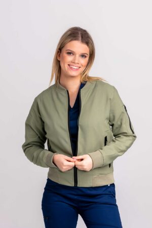 Kurtka BOMBERKA damska Heather™ – Olive