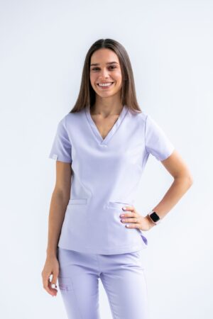 Bluza medyczna damska SCRUBS Esther™ – lila