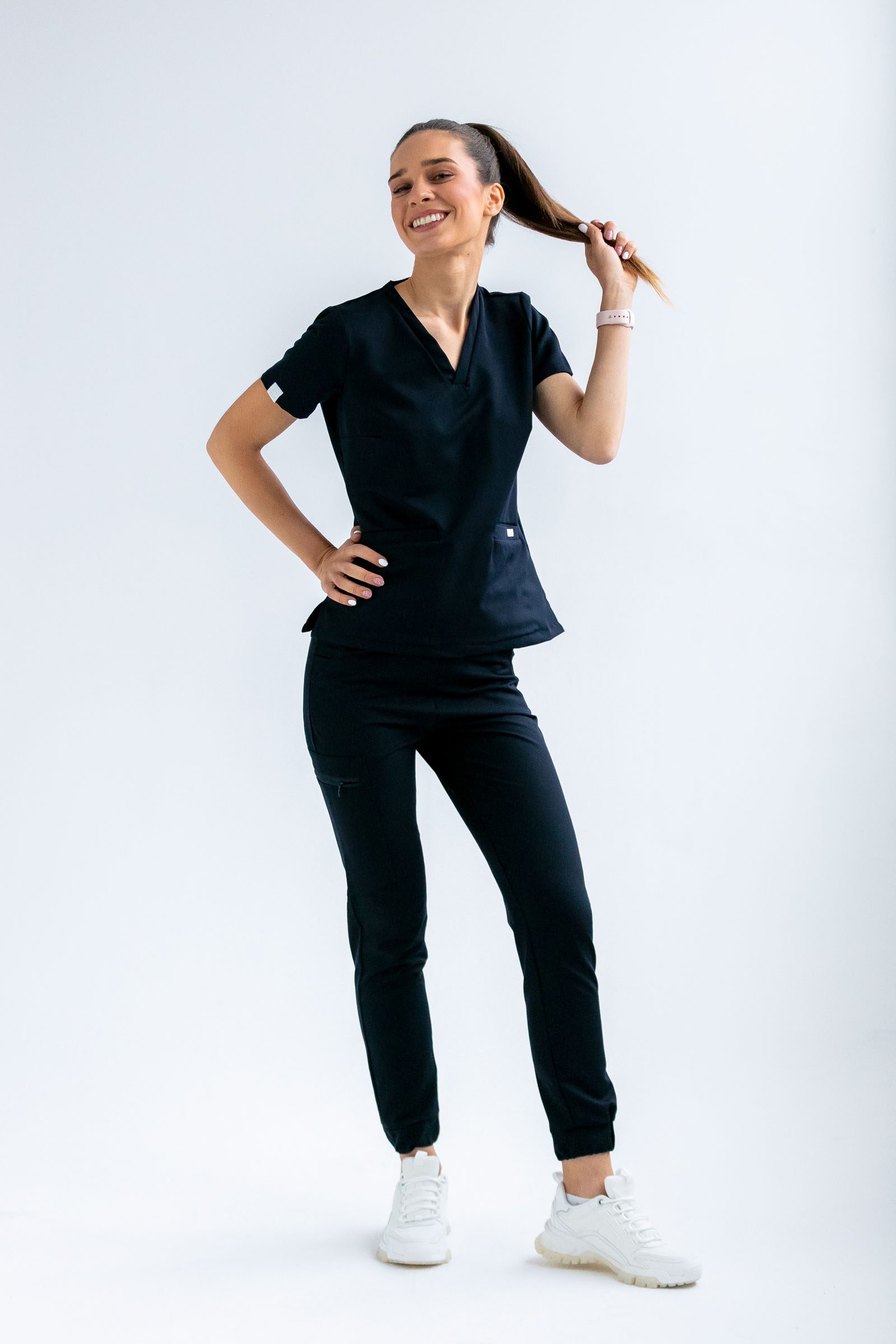 Bluza medyczna damska SCRUBS Esther™ – navy